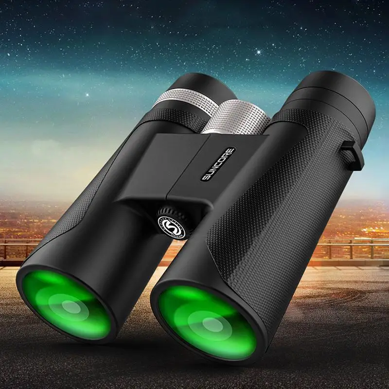 

12X42 Binocular High Power Binoculars Definition HD Super Wide Angle Night Vision Low - Light Telescope For Camping Tools