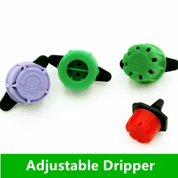 

Plastic Adjustable Flow Micro Spray Drip Head Drip Irrigation Sprinkler Flower Pot Drop Head Dripper Emitter Garden Watering