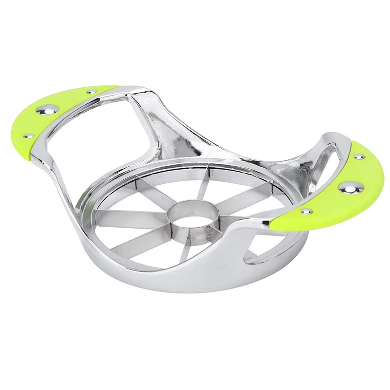 Apple Slicer And Pear Core Remover Stainless Steel Flowering Onion Cutting Machine Kitchen Gadget Splitter Green | Дом и сад