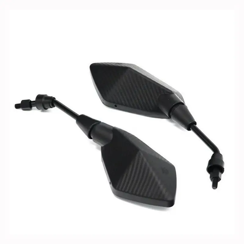 

Motorcycle Rearview Mirror Side Mirrors Plastic And Carbon Fiber Head Shell Motorbike Accessories