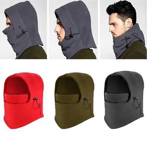 

Professional Unisex Winter Outdoor Bike Riding Hat Windbreak Hooded Mask Balaclavas Hat Cap