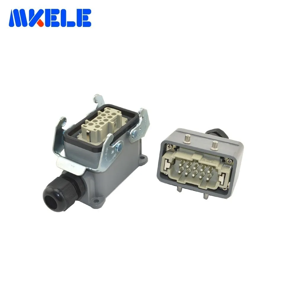 

Mk-he-010-4 Hot Runner Plug Veel Gebruikt Multi Pin Heavy Duty Koplamp Connector Voor Auto Systeem Zware Connector Cover