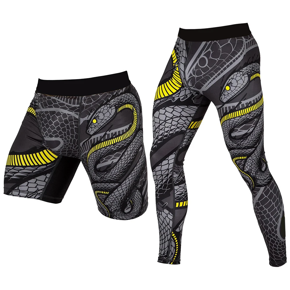 Kopen Snake Kick Boksen Mma Shorts Mma Compressie Broek Sneldrogende Boxe Thai Korte Muay Thai Crossfit Shorts Vechten Boksen Kleren