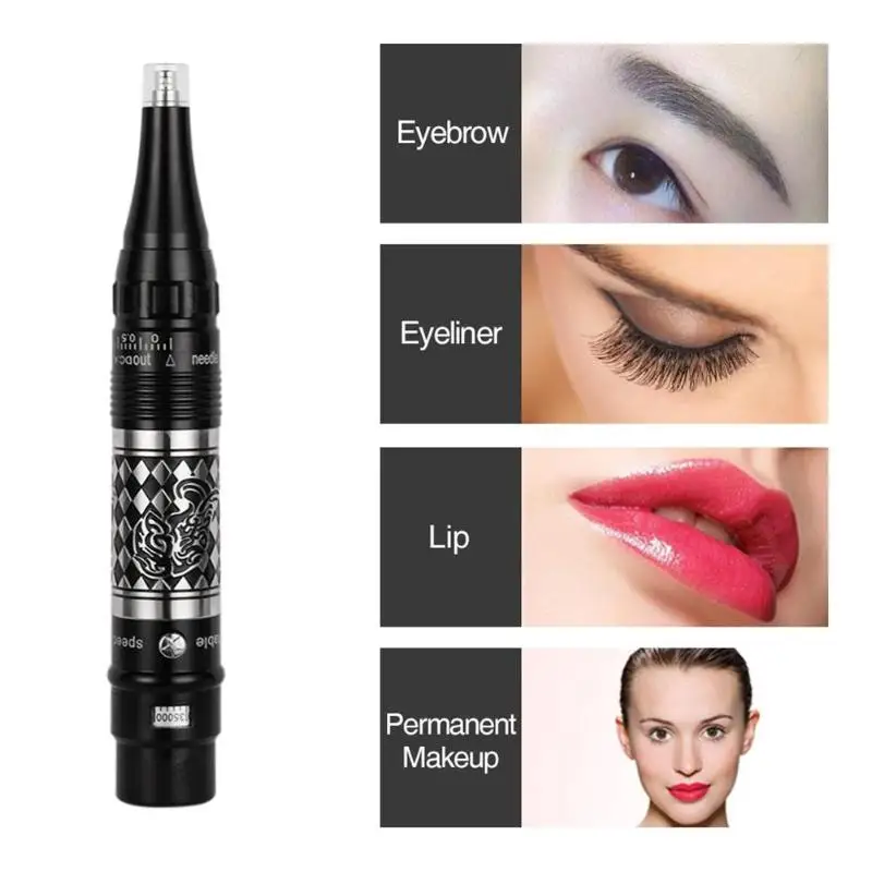 

Adjustable Microblade Tattoo Pen Eyebrow Lip Semipermanent Makeup Machine Permanent Makeup Digital Pen Professional Tattoo Sets