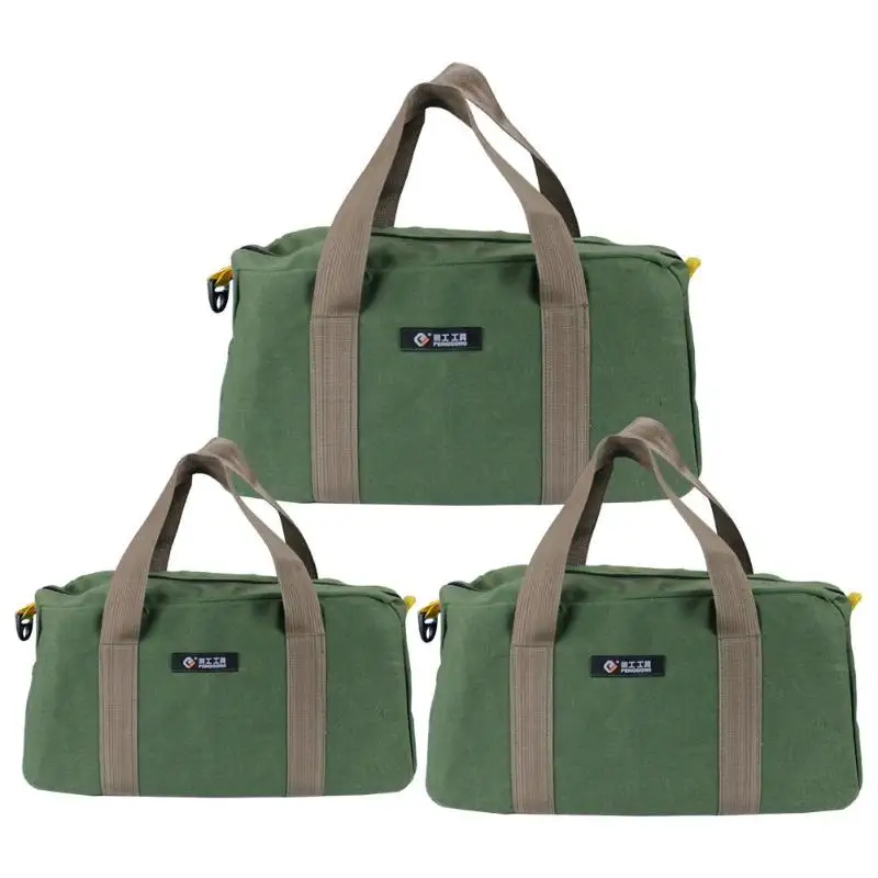

Multi-function Canvas Waterproof Storage Hand Tool Bag Portable Tool kit Wrenches Screwdrivers Pliers Metal Parts Storage Bag