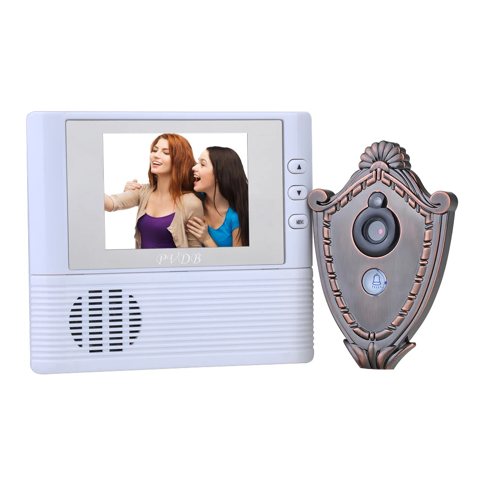

New 2.8" LCD Color Screen Electronic Door Bell Viewer IR Night Door Peephole Camera Photo/Video Recording Digital Door Camera