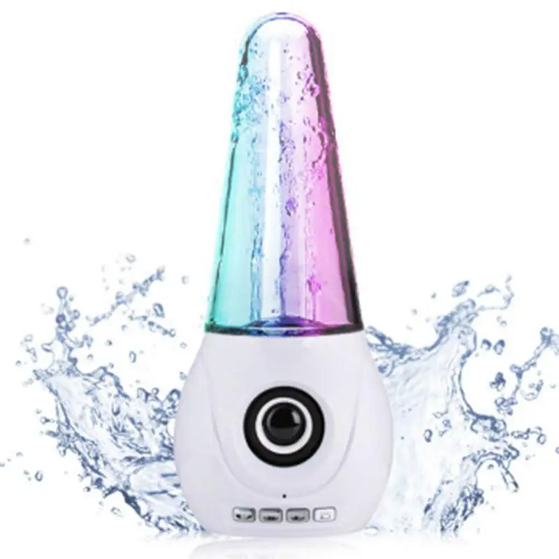 

Mini Color Led Light Bluetooth Speaker Fountain Speaker Water Column Height Can Answer The Phone According To Music Changes