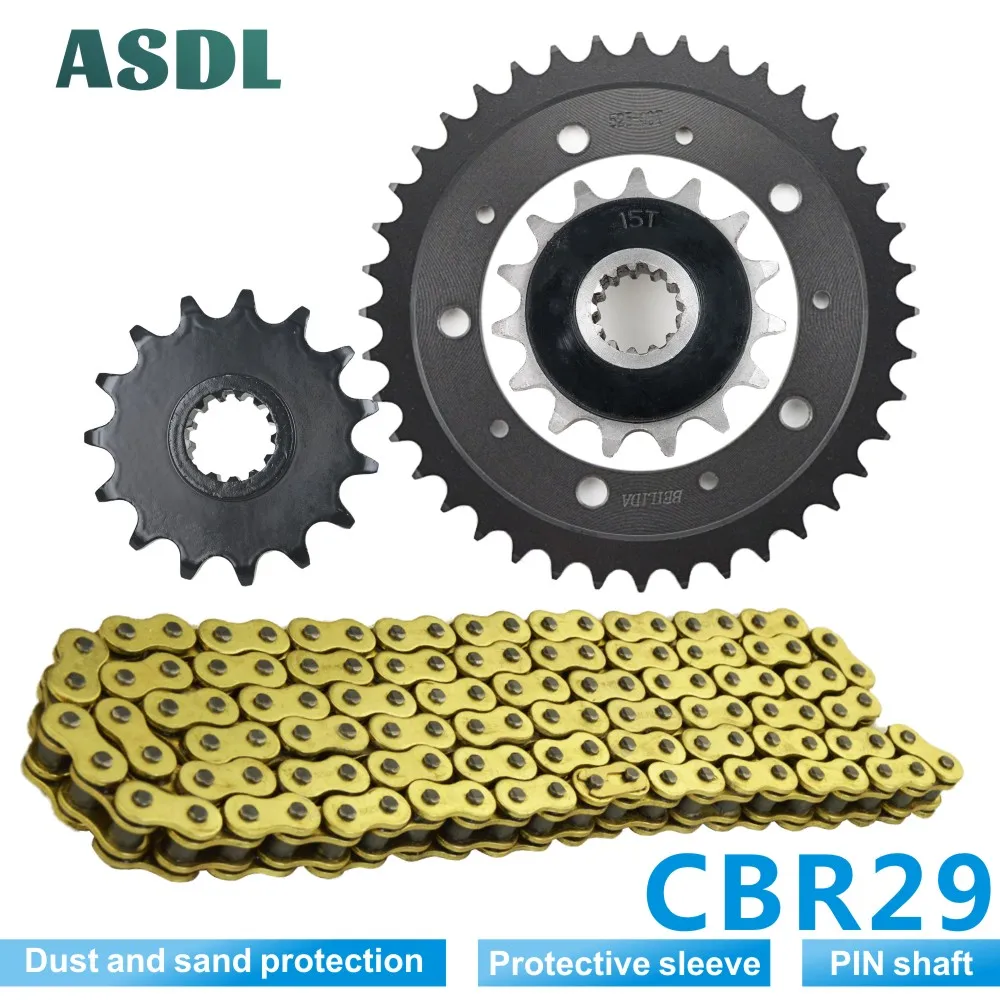 

525H 15T 40T Motorcycle Best Transmission Drive Chain and front rear sprocket set for HONDA CBR400 RR CBR 400 15 40 Teeth