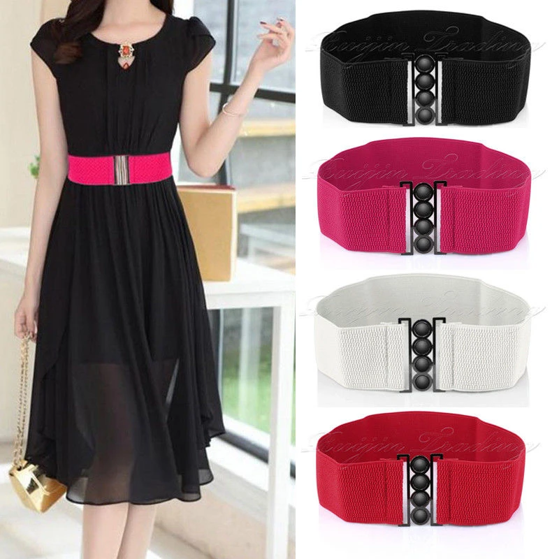 

2019 Retro Women Cummerbunds Strap Belts PU Leather High Waist Lace Up Wide Belt Slimming Girdle Ties Bow Bands For Dress