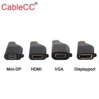 

Xiwai Mini DP / VGA / HDMI / Displayport to USB-C Type C Converter Adapter 4K 2K with Chain for Tablet & Phone & Laptop