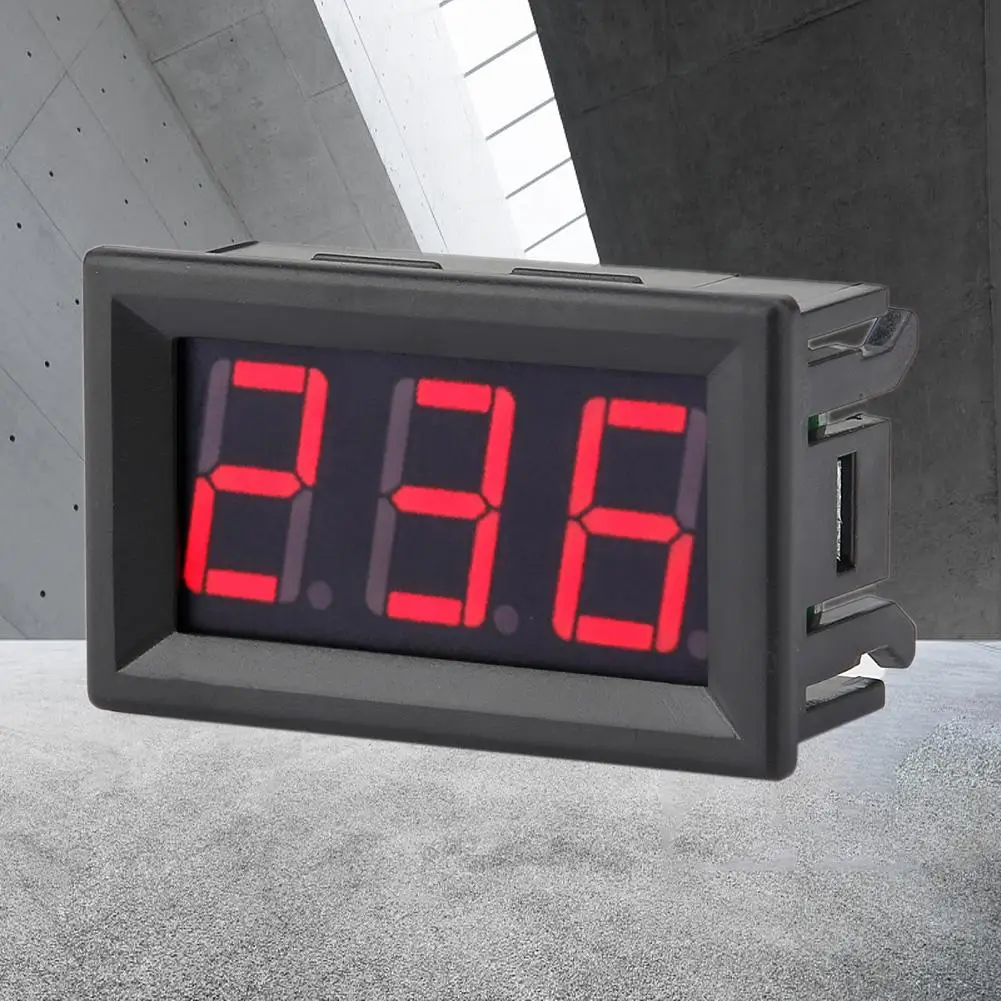 Светодиодный цифровой вольтметр 0 56 дюймов два провода переменного тока 70 380 В