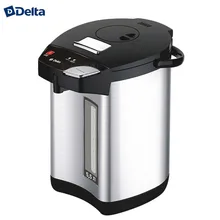 Чайник-термос DЕLTA DL-3039 объем-5,5 литра, Мощность 900 Вт, корпус из высококачественной нержавеющей стали, 3 способа подачи воды