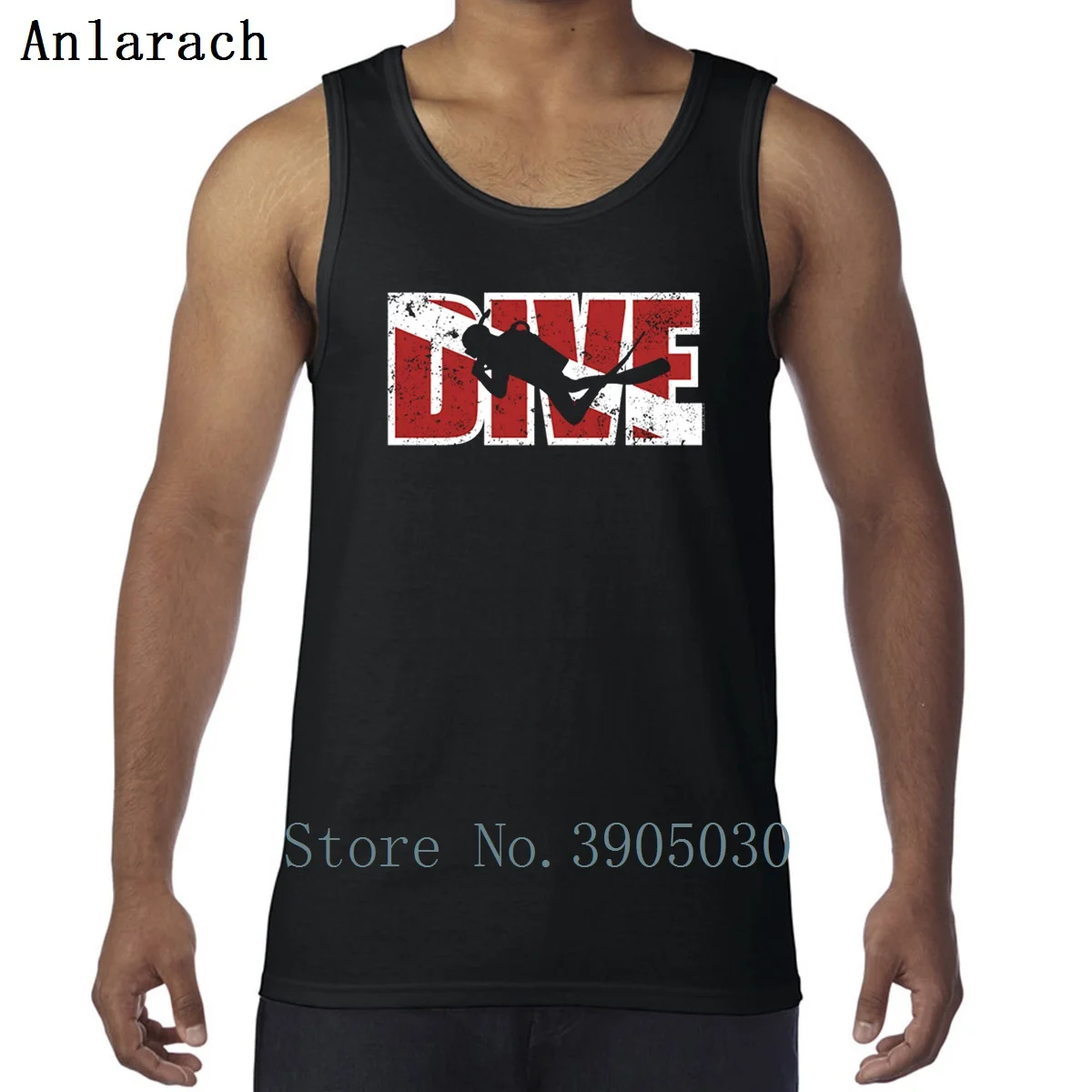 

Dive Flag Diver Rescue Scuba Diver Vests New Arrival Big Sizes Standard Singlets Men Tank Top Quirky 2018 Customized Cute