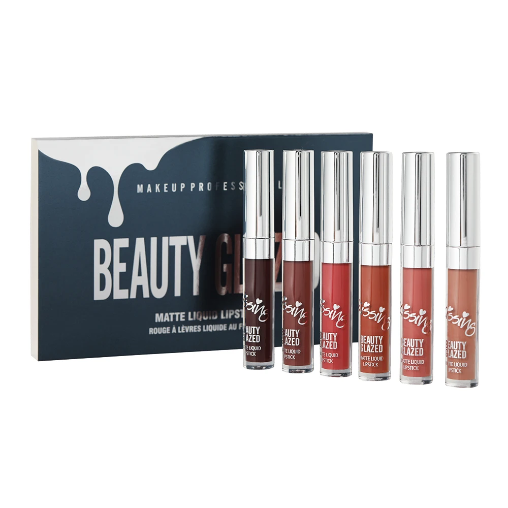 beauty glazed matte liquid lipstick set
