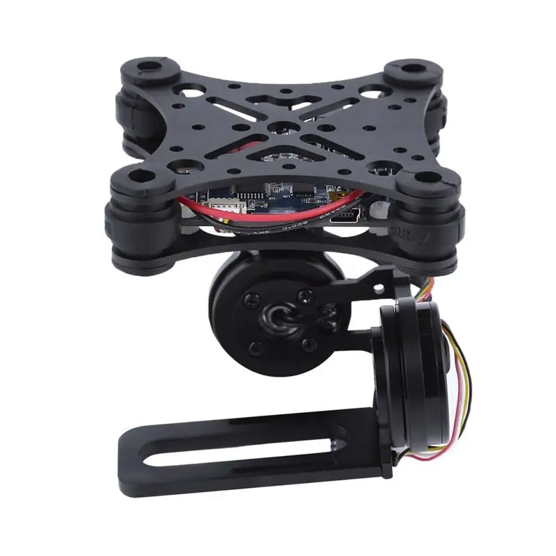 

Black Fpv 2 Axle Brushless Gimbal With Controller For Dji Phantom