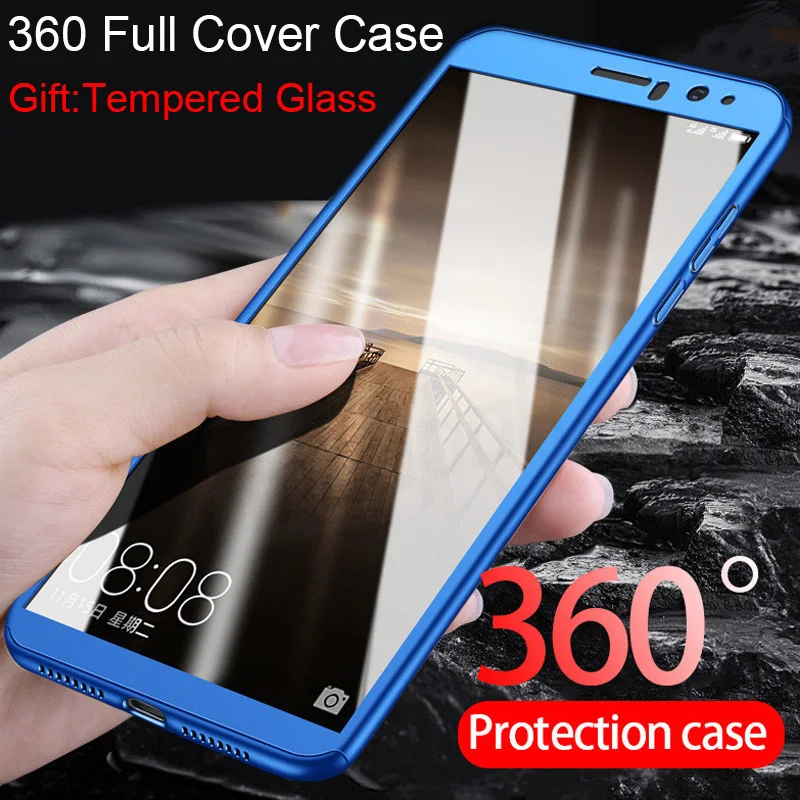 

Luxury 360 Degree Full Cover Case For Huawei Honor 10 9 Lite Cases For Honor 8A Case for Honor 8C 7C 7A Pro 8X play Coque capa