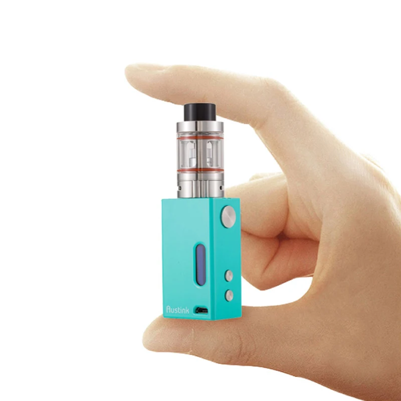 

Vapor Storm A50 Austink 50W Mini Electronic Cigarette Kit Built-in 1200mAh Battery 2ml Bodhi Tank 1.2ohm/0.3ohm Atomizer Vape