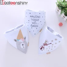 BalleenShiny мягкая хлопковая бандана нагрудники детские Babador Кормление младенческой борфа тряпки мультфильм слюнявчик полотенце детские принадлежности для еды