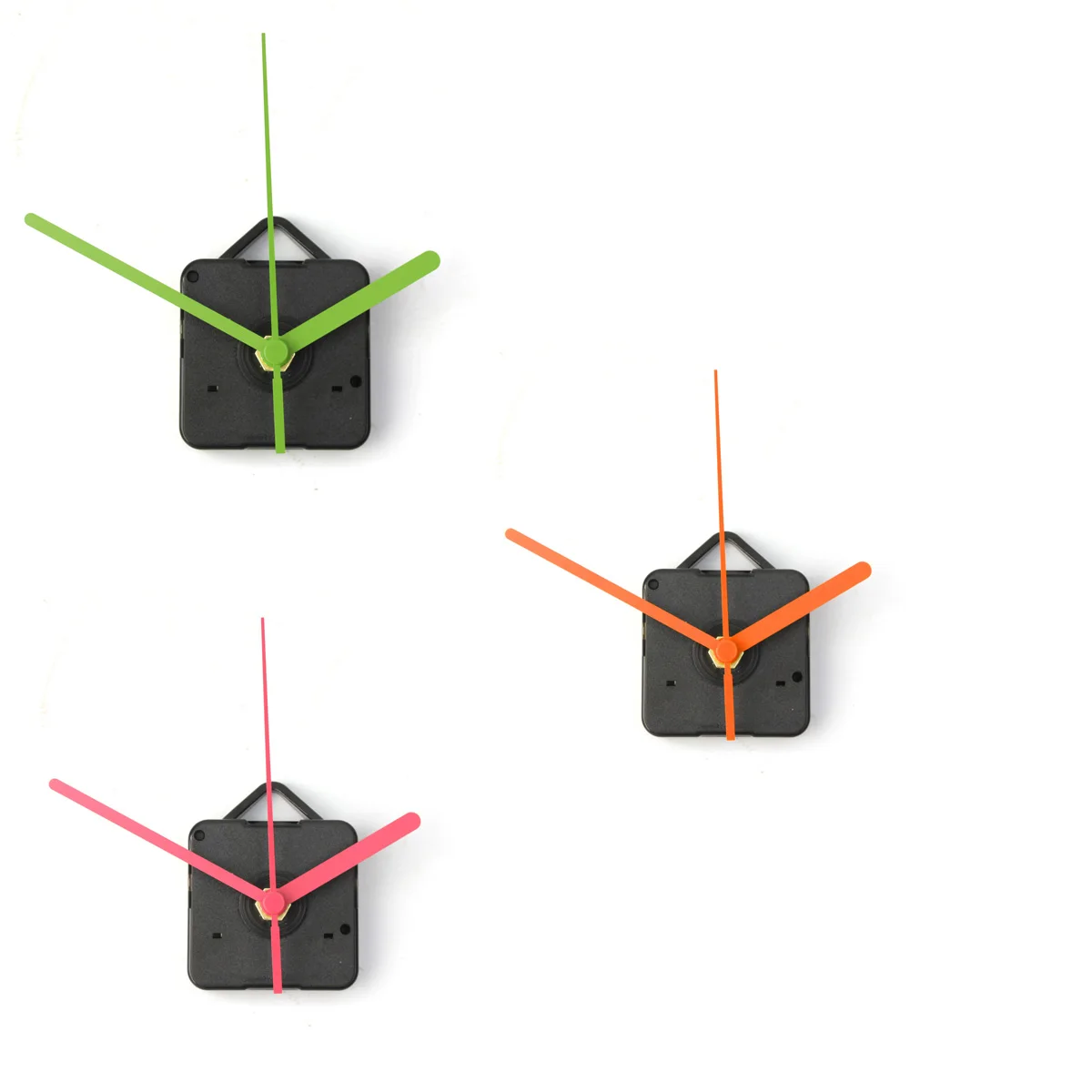 

High Quality Hands Quartz Ticking Sweep Clock DIY Movement Mechanism Orange Red Green Plastic and Metal