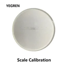 Microscope Micrometer Ruler Scale Calibration Diameter 30 mm Optical Glass Ocular Instrument Microscope Accessories
