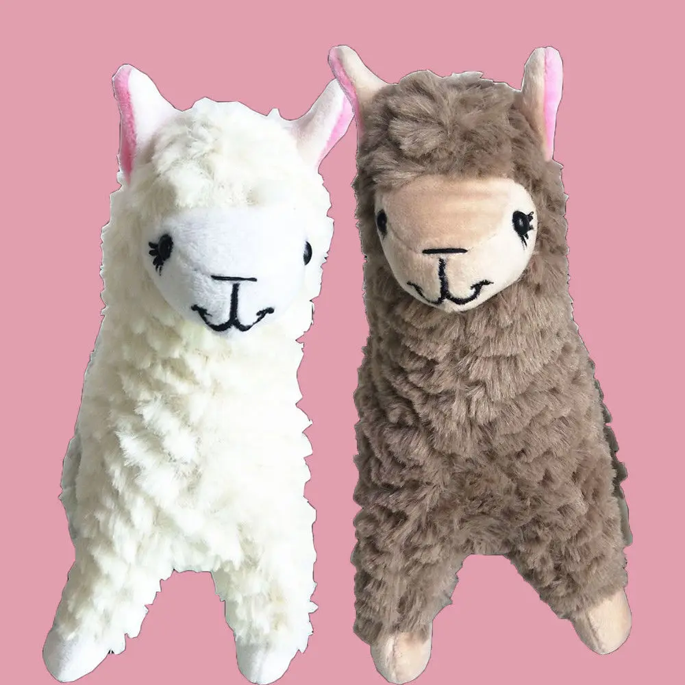 2 шт./лот, милые, 23 см, 9 дюймов, Alpacasso, альпака, лама, Декор, плюшевые игрушки, куклы, плюшевые животные