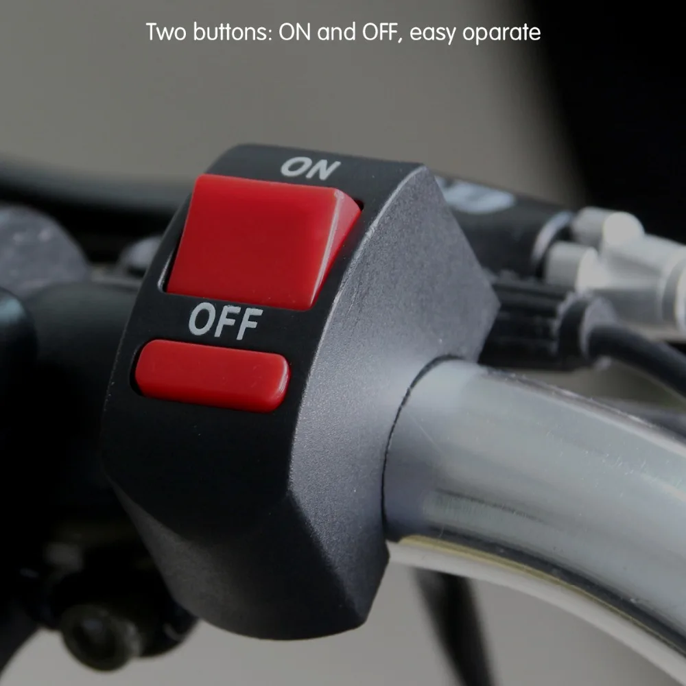 Универсальный мотоциклетный руль переключатель зажигания кнопка включения для мотоцикла мотора ATV велосипеда