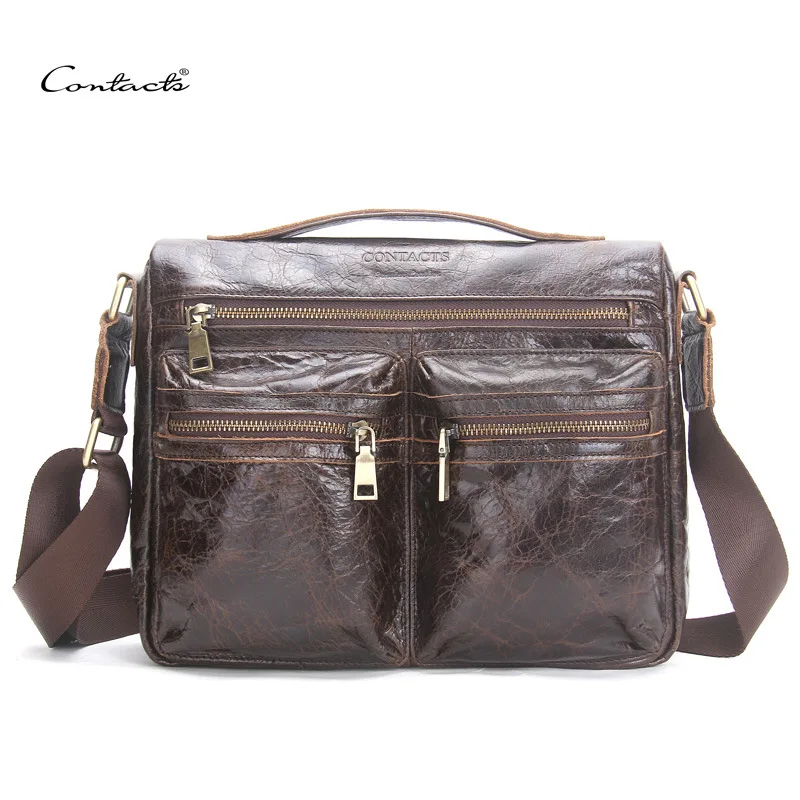 الرجال رسول حقيبة حقيبة للرجال واحد الكتف الأعمال عارضة أكياس crossbody جلد طبيعي العلامة التجارية الذكور sacoche أوم