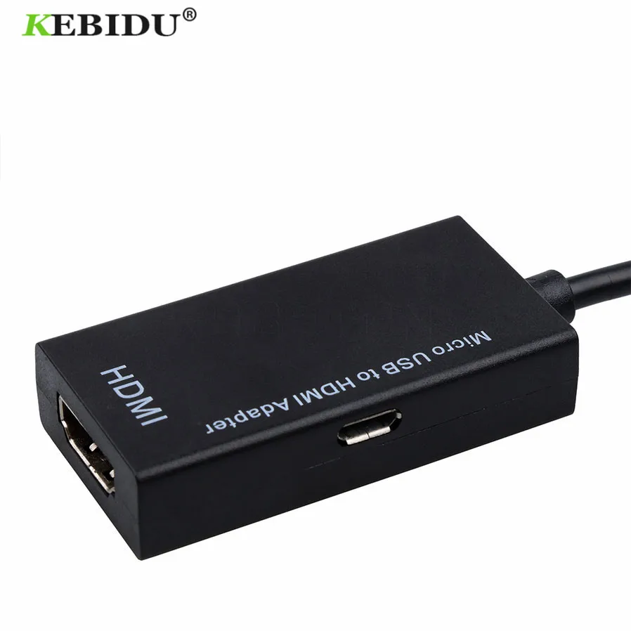 KEBIDU HD 1080P Micro USB к HDMI Женский Кабель-адаптер для MHL устройства Адаптеры HDTV для samsung Galaxy HUAWEI