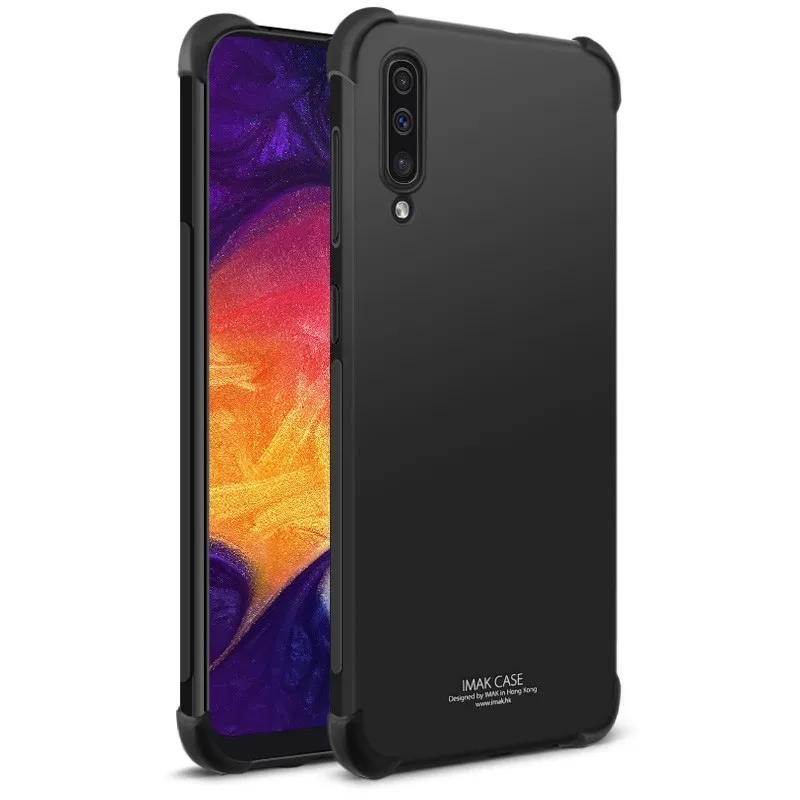 

IMAK sfor Samsung A50 Case Shock-Resistant Shockproof Soft TPU Back Cover Case for Samsung Galaxy A50