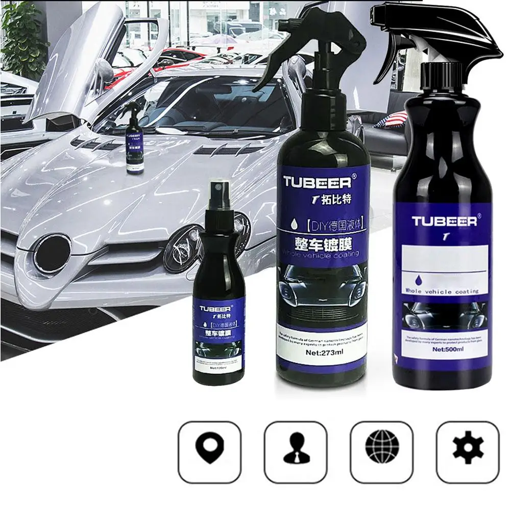 

Professional Automotive Nano Painted Car Paint Coating Polishing Spraying Wax Improve Hardness 120ML 274ML 500ML Drop Shipping