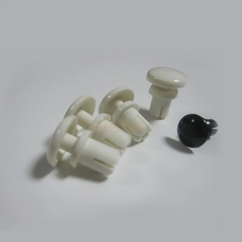

Black/white colour 50pcs R3045 round head nylon66 snap rivets