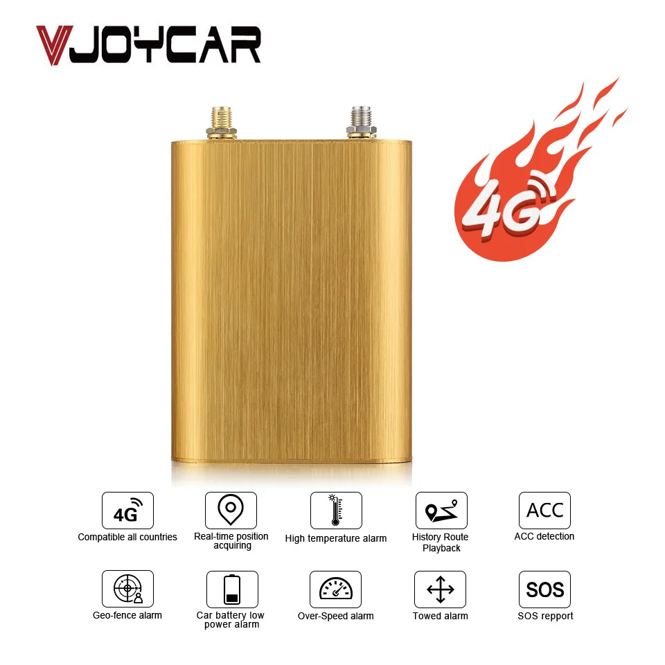 VJOYCAR MT600 настоящий 2G 3G 4G Автомобильный GPS трекер локатор SMS GPRS внешняя антенна