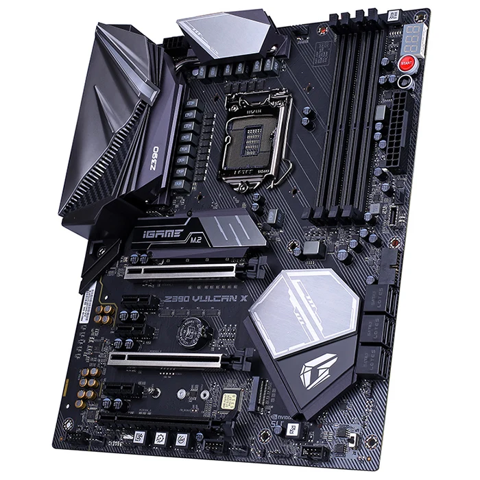 Красочная многофункциональная Материнская плата Intel IGame Z390 Vulcan X V20|Материнские