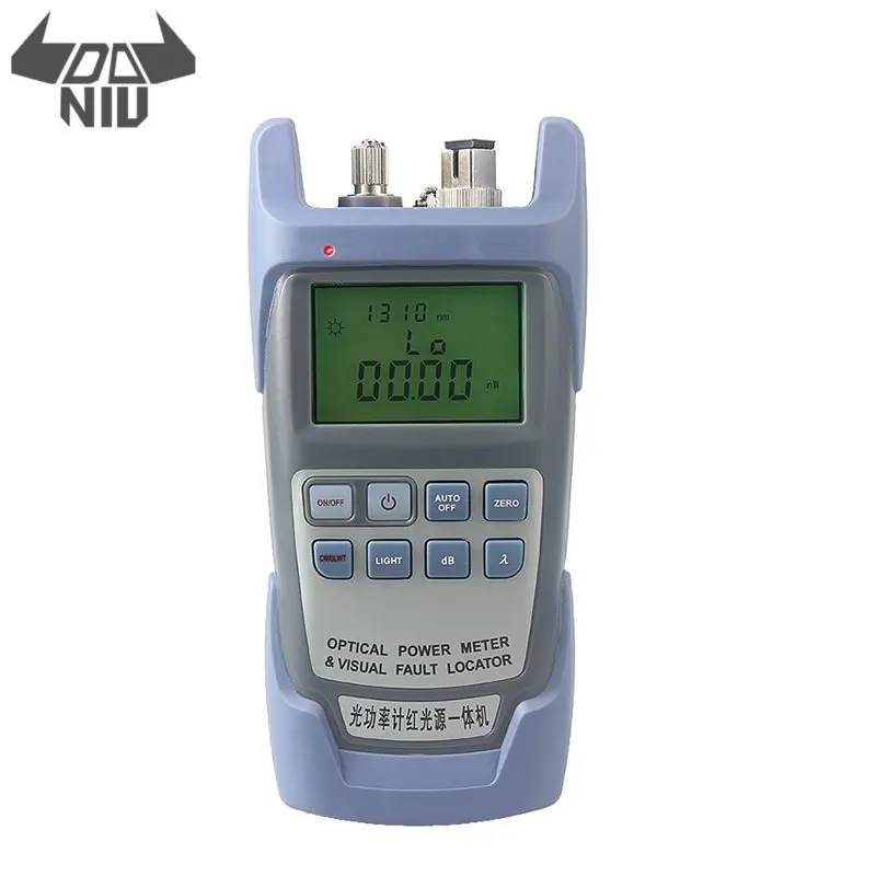 

DANIU 10mw AUA-9A All-in-one PC Fiber Optic Power Meter -70 to +10dBm with 10km Laser Source Visual Fault Locator