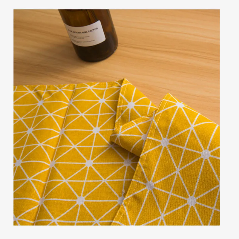 100% Linen Chemin De Table Runners Modern Flag Tea Mat Art Television Cabinet Strip Cover A Piece Of Cloth Weding Decoration