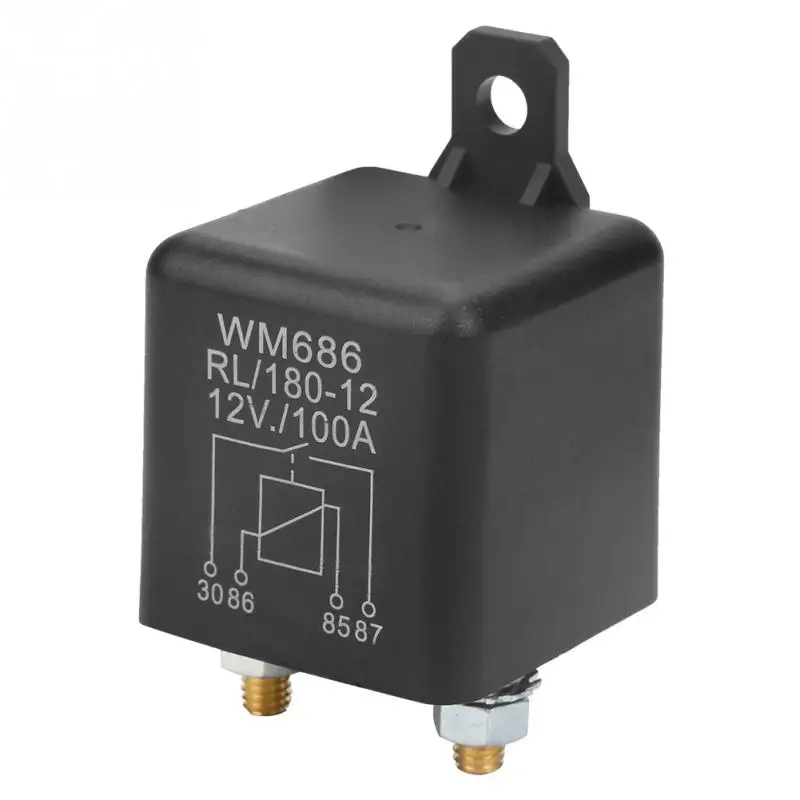 WM686 100A нормально открытое сверхмощное автомобильное пусковое реле для
