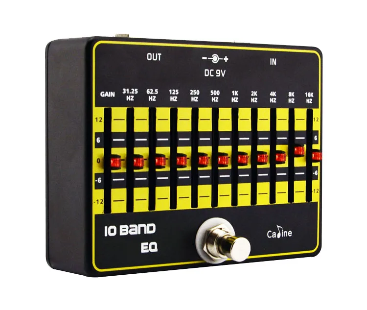

High Quality Caline CP-24 10-Band EQ Equalizer Guitar Effect Pedals Professional Guitar Effects True Bypass Design Caline Pedal