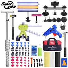 Супер PDR набор инструментов для автомобиля, безболезненный инструмент для ремонта вмятин, набор для удаления вмятин, набор ручных инструментов, автомобильные пульлеры для вмятин на присоске, GlueGun