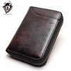 First Layer Of Leather Credit Card Card Accordion Retro Wallet Business Card Multi-Card Leather Purse ► Photo 1/6