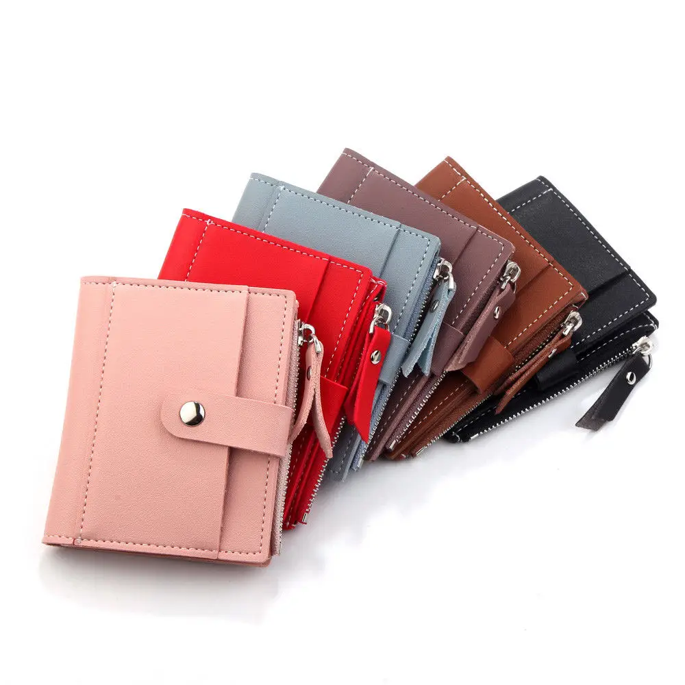 Brand New 1PC Cute Wallet Women Coin Bag Leather Ladies Simple Small Purse Wallets-in Wallets ...
