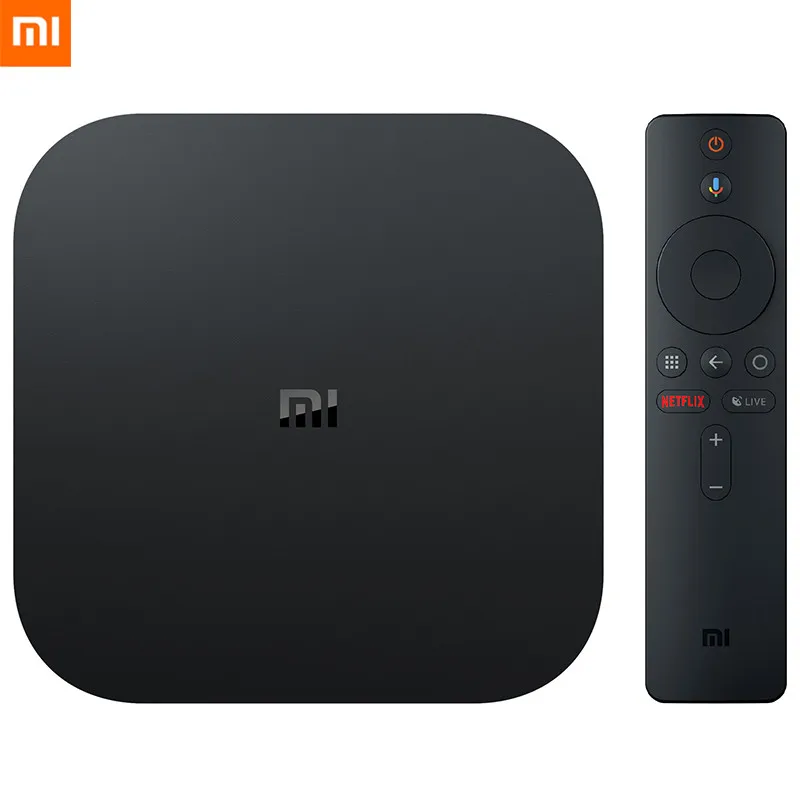 Xiaomi mi Box S 4 K HDR Android 8,1 tv Box Strea mi ng медиаплеер Google Assistant удаленный Cortex-A53 четырехъядерный 2 ГБ 8 ГБ HD mi 2,0