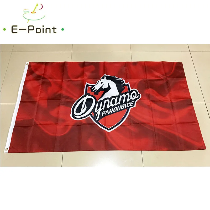 

Czech Republic HC Dynamo Pardubice 3ft*5ft (90*150cm) Size Christmas Decorations for Home Flag Banner Gifts