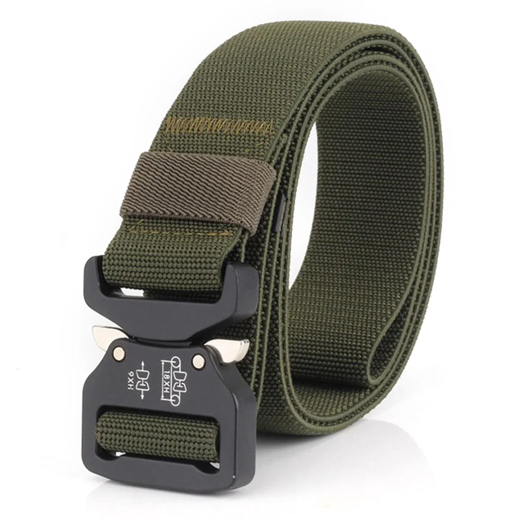 Men Army Tactical Belt Combat Military Nylon Belts Waist Strap Outdoor