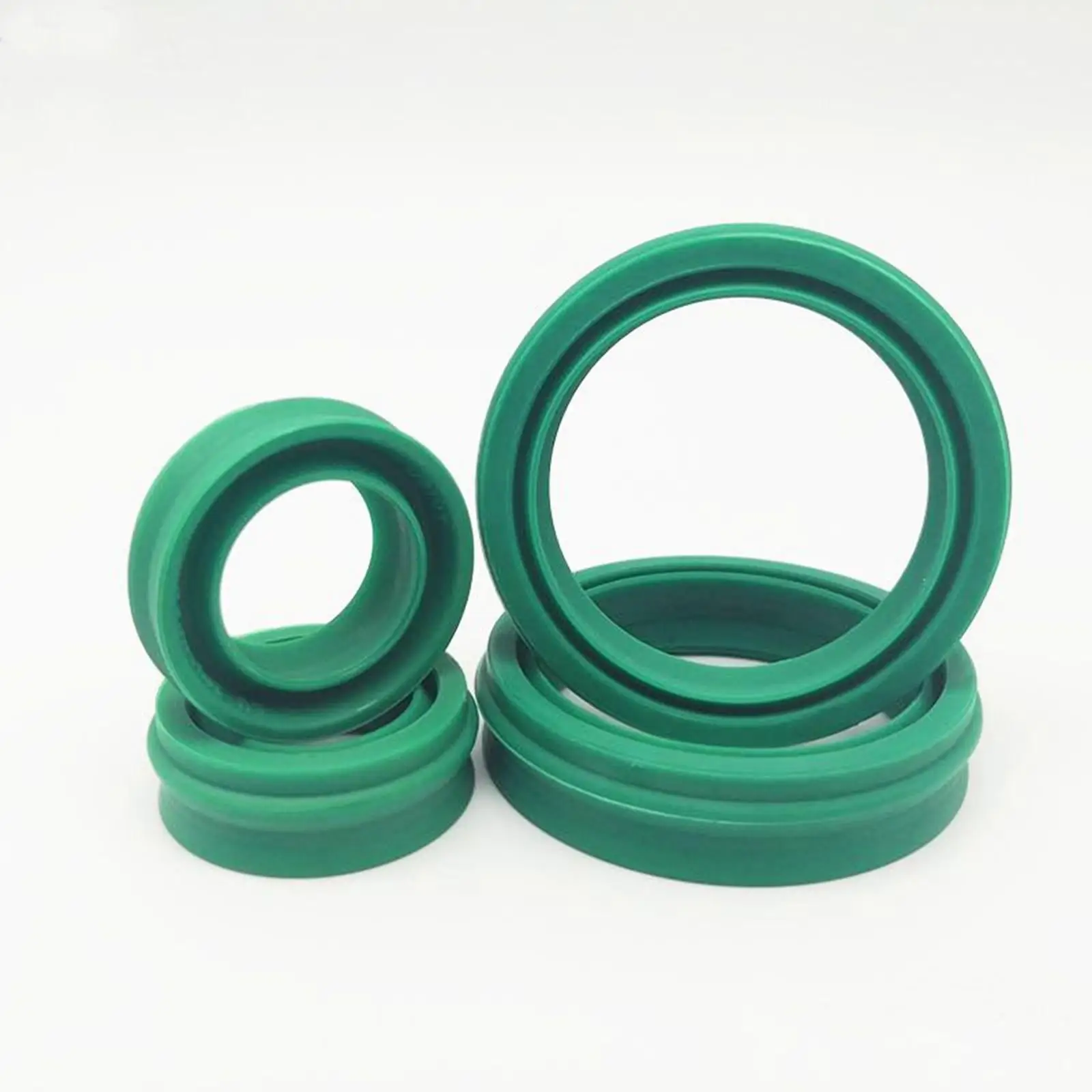 

I/D 12/14/16/18/20/22/25/30/40/45/50/63mm EU Type Green Oil Seal Pneumatic Cylinder Piston Rotary Shaft PU Polyurethane