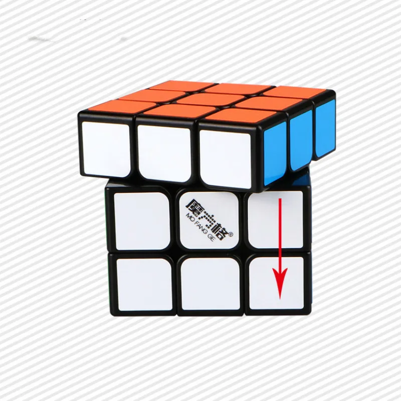 Qiyi Профессиональный Кубик Рубика 3x3x3 6 8 см скорость для антистрессовых пазлов