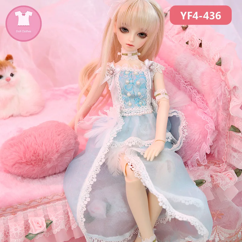 BJD одежда Littlemonica София 1/4 тела BJD SD милое платье красивые кукольный наряд аксессуары KUKUCLARA