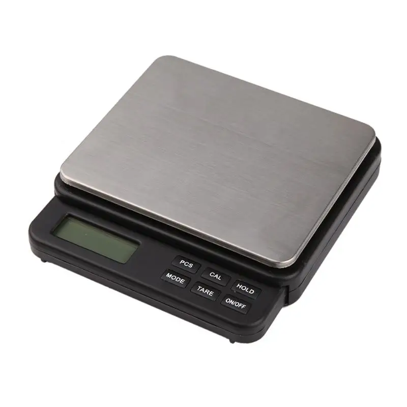 

1000g/0.01g 1kg Digital Weighing Scale Mini Portable Electronic Kitchen Food Scale Stainless Steel LCD Display Jewelry Food