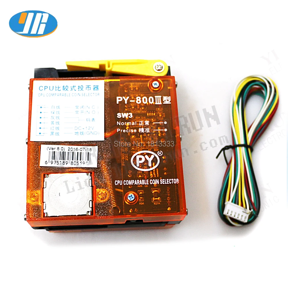 

PY800III Advanced Top Entry Mechanical Coin Selector coin Acceptor for Vending machines / Arcade machines