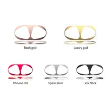 Metal Plating Headset Dust Guard Protection Sticker For Apple AirPods 2 Bluetooth Earphone Cover Dustproof Scratchproof Sticker