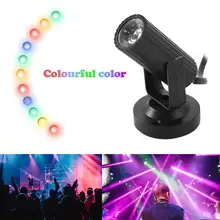 Звуковая активация, дискотека, Вращающиеся Шары, 3 Вт, RGB светодиодный свет для рождества, дома, KTV, рождественские, вечерние, свадебные, шоу, паб